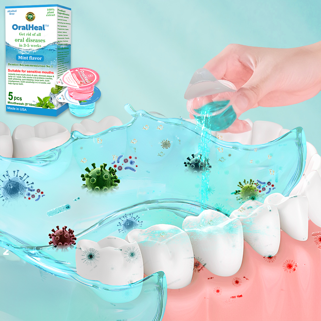 ✨✨OralHeal™ Jelly Cup Mouthwash Restoring teeth and mouth to health(Limited time discount Last 30 minutes )
