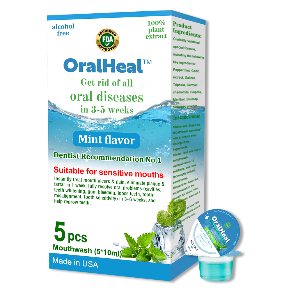✨✨OralHeal™ Jelly Cup Mouthwash Restoring teeth and mouth to health(Limited time discount Last 30 minutes )