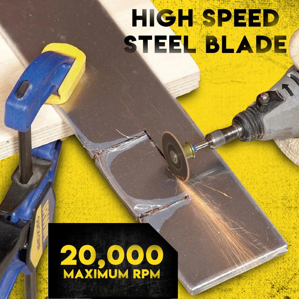 Disc Drill Blades and Mandrel (Set of 7) Home DazzyCandy