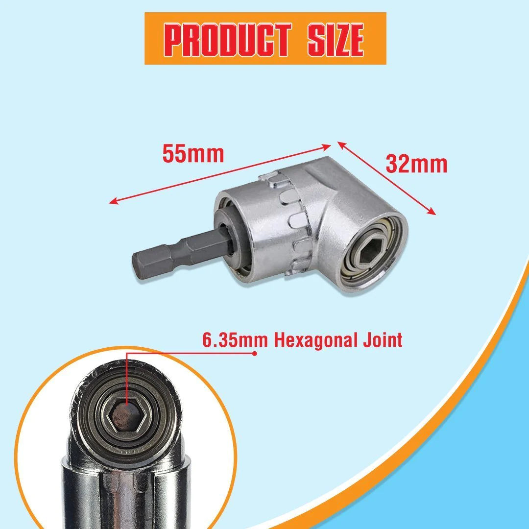 105 Degree Right Angle Drill Bit Adapter