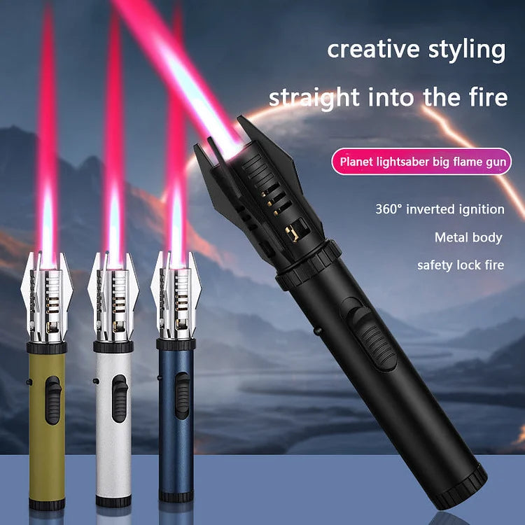 Planet of Scepters Lightsaber Airbrush Windproof Inflatable Cigar Lighter Ignition Gun