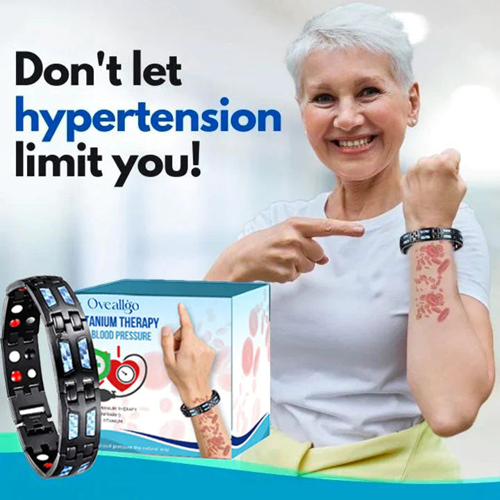 Oveallgo™ Titanium Therapy Bracelet - for Blood Pressure