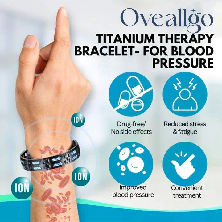 Oveallgo™ Titanium Therapy Bracelet - for Blood Pressure