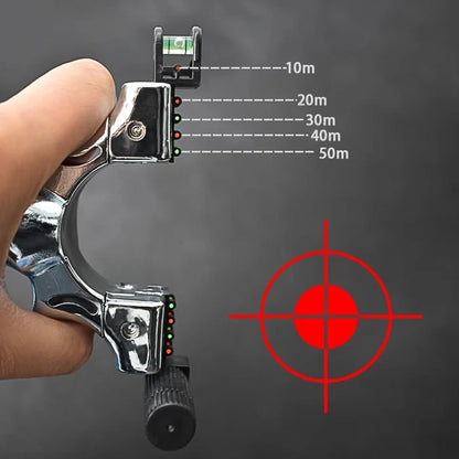 Precision Aiming High Power Laser Slingshot