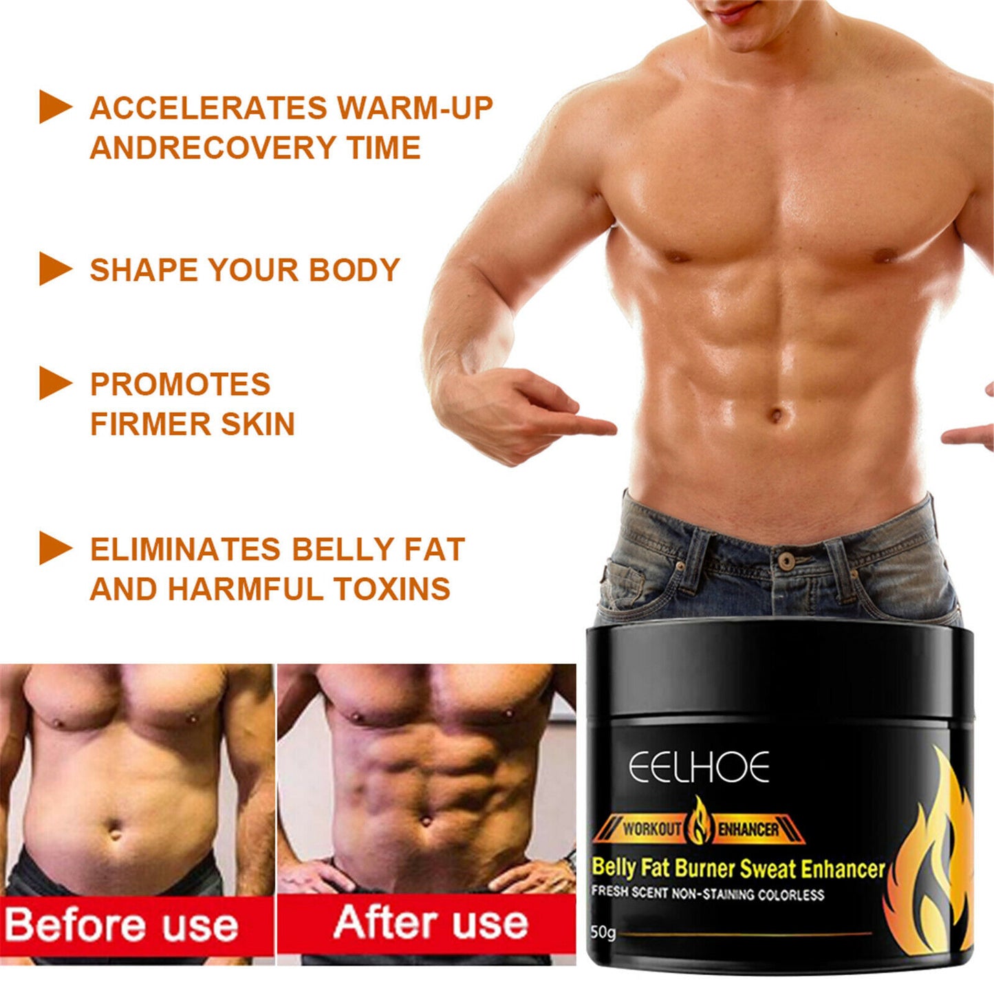 50% OFF Only 12 items left in stock ! Abdominal Muscle Slimming Cream