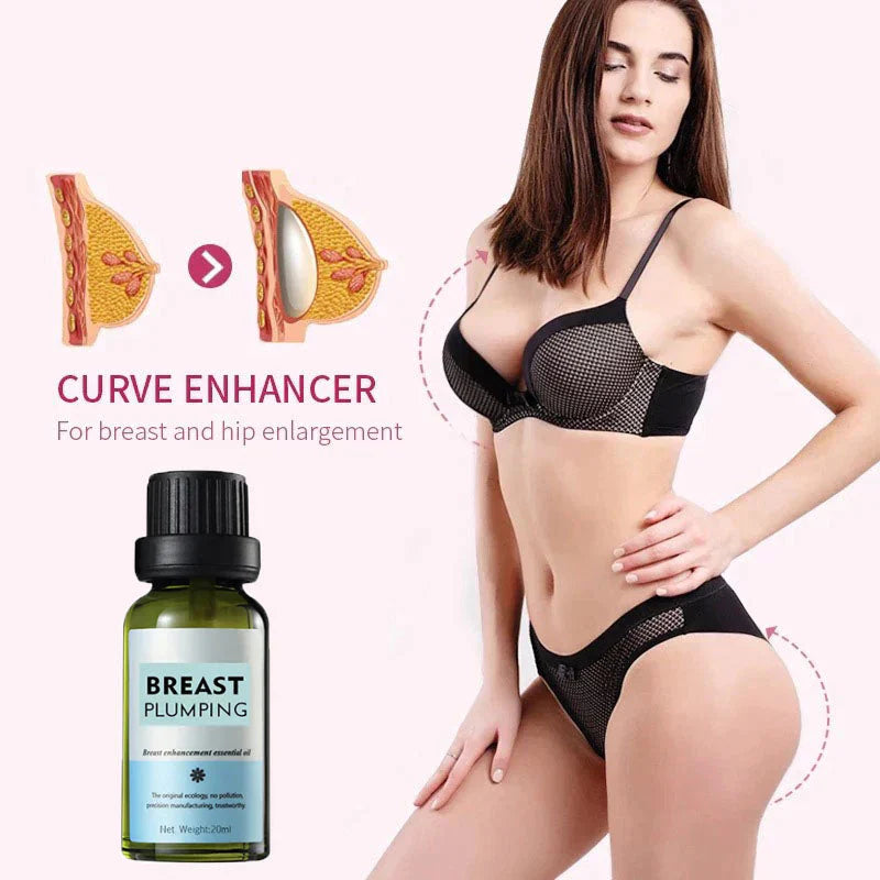 Plant essential oil for breast enhancement