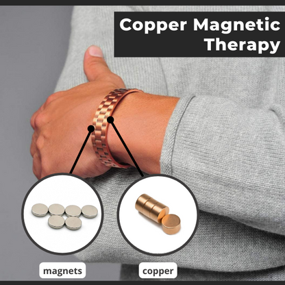 (Limited time offer🔥Last day) Menheal™ Pure Copper Magnetic Therapy Bioion Bracelet