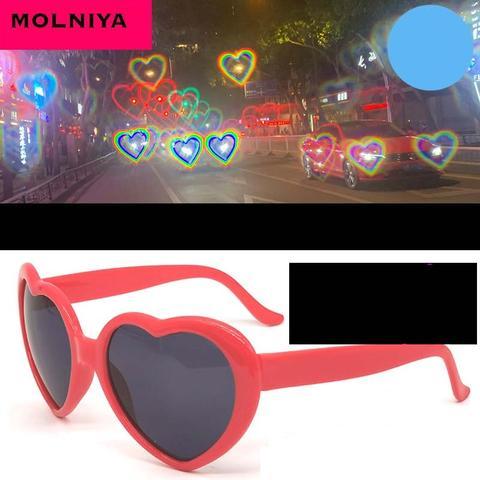 Heart Diffraction Glasses