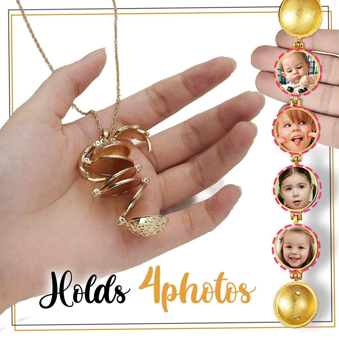 PHOTO LOCKET NECKLACE